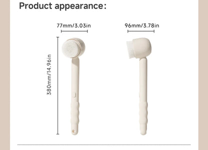 DOCO Electric Shower Brush Foot trimmer Multi functional Back Rubbing Massage Body Rubbing Towel Long handled Back Brushing Tool