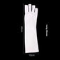 Professional Anti-UV Gel Gloves for Manicures - Stretchy Fingerless Protection for Nail Art Home And Outdoor Use