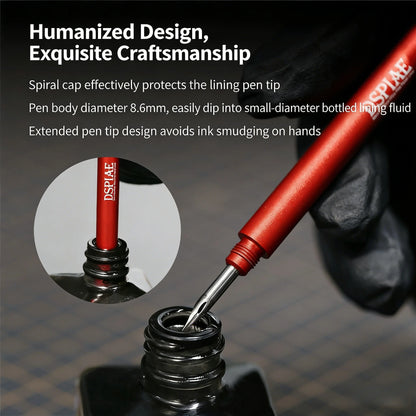 DSPIAE aluminum alloy seepage pen AT-PL Gundam model tool coloring seepage liquid pen stainless steel nib