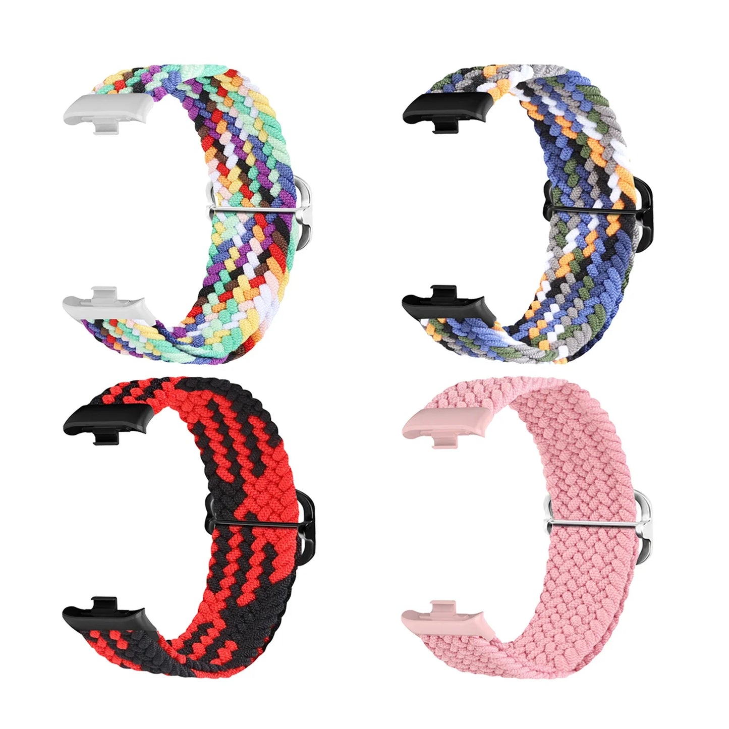do paska Redmi Watch 4 Akcesoria Regulowany sportowy elastyczny nylonowy pleciony zamienny pasek correa bransoletka Miband 8 pro band