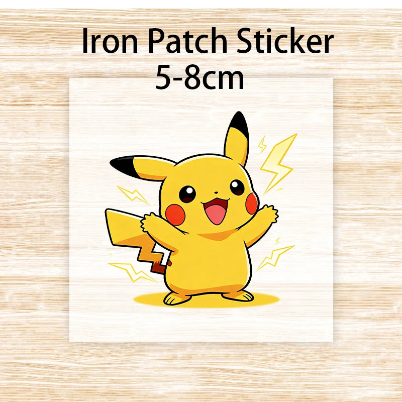 Anime Pokemons Number Printed T-shirts for Boys Girls Pikachu Cartoon Cute Short-sleeved Top Children Summer Fashion T-shirt