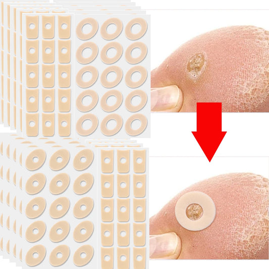 15PCS/Sheet Callus Sponge Shoes Heel Pad Feet Bottom Self Adhesive Corn Remover Pads Foot Toes Blister Bunion Wart Pain Relief