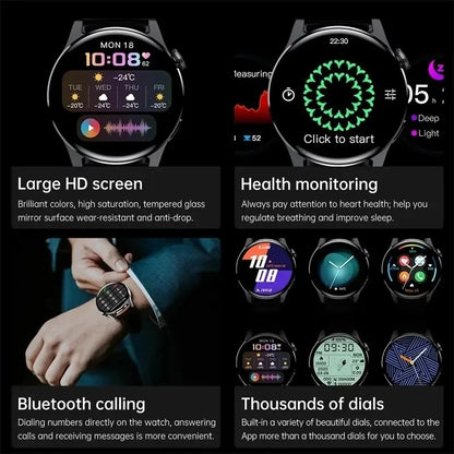 Watch 5 Pro for for Men Smart Watch Bluetooth Call Sports Fitness Men's Wristwatch Heart Rate Monitor Waterproof Smartwatch Hw12