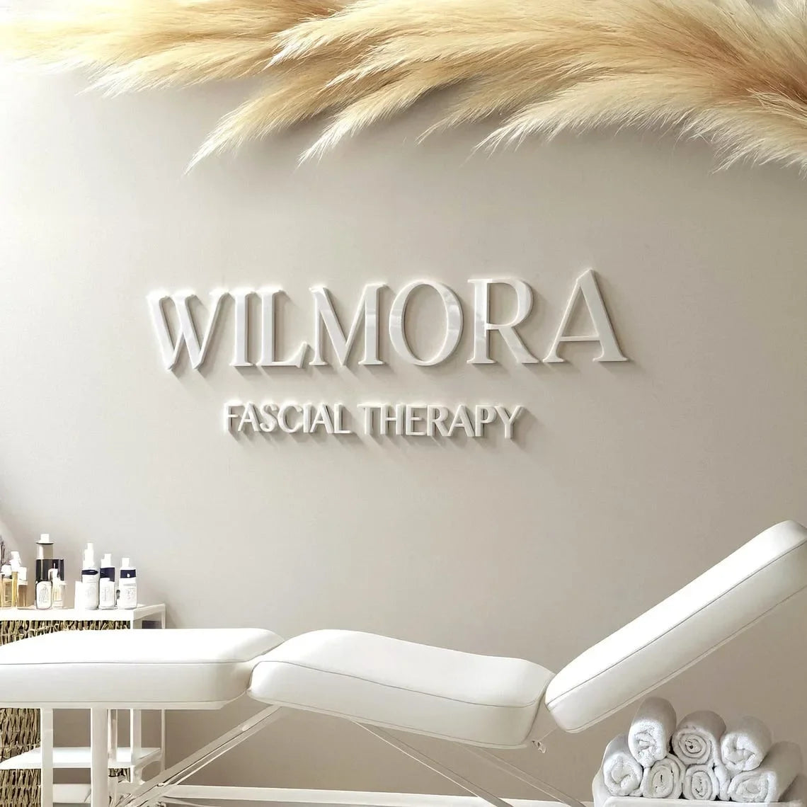 Personalized Large Acrylic Business Logo Sign Wall Art Custom 3D Logo Interior Decoration Home Decor Beauty Salon Poster