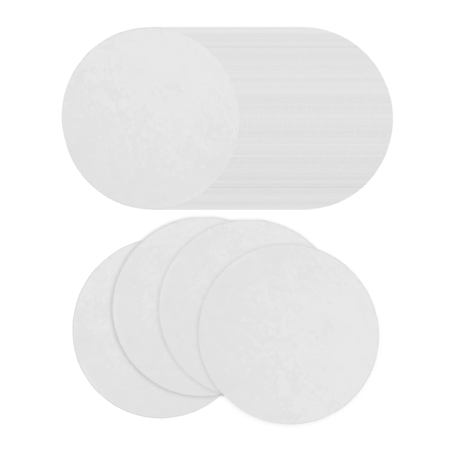 100pcs Ceramic Fiber Glass Fusing Paper Microwave Kiln Hot Melt Lining Paper DIY Making Pottery Art Craft Supplies