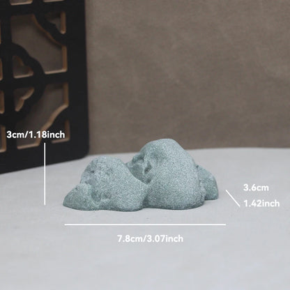 Sandstone Stone Miniature Mountain Fairy Garden Bonsai Rockery Lanscaping Ornaments Aquarium Decoration Accessories Home Decor