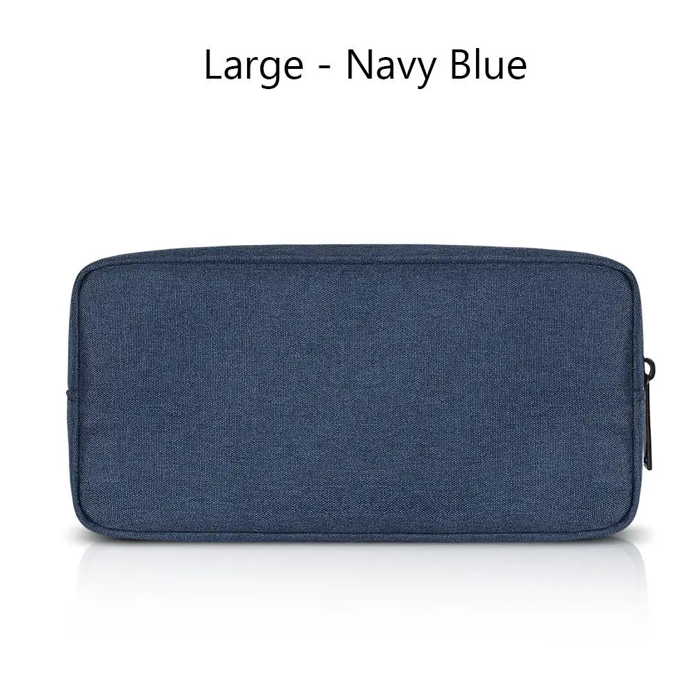 Digital Accessories Storage Bag Portable USB Cable Earphone Organizer Makeup Cover Travel Gadget Devices Pouch