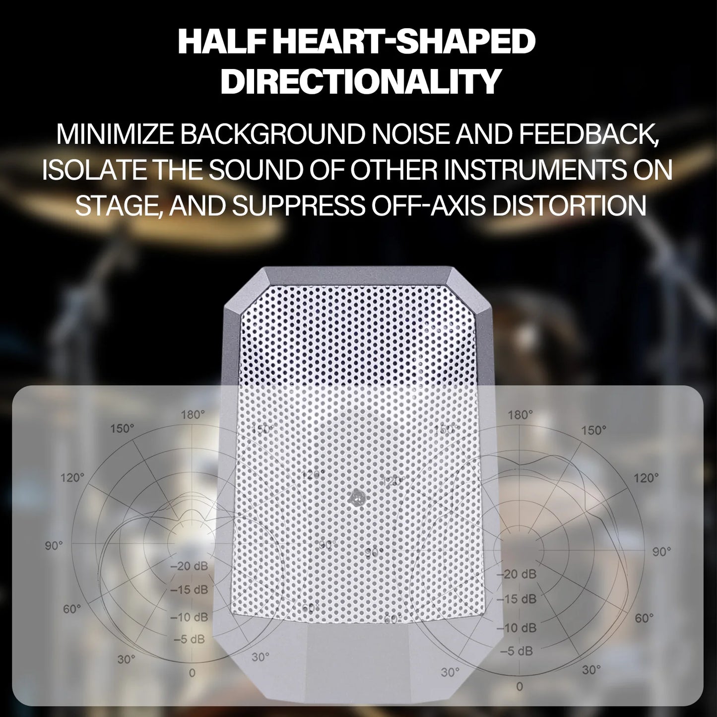 BA 19A Condenser Boundary Microphone for Instrument Applications