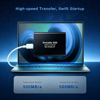 Przenośny dysk SSD (1TB), szybki zewnętrzny dysk twardy (2TB/4TB), dysk twardy USB 3.2, dysk półprzewodnikowy o dużej pojemności 16TB