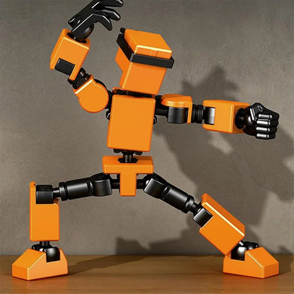 13 Action Figures Toys with Multiple Accessories Mini Action Figure Dummy Robot Assembly Completed Home Desk Decoration