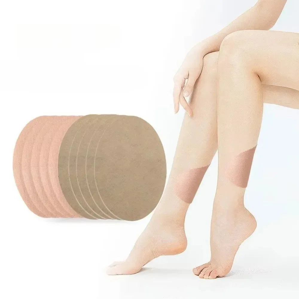 10Pcs Anti-Chafing Thigh Pads Lift Belly Stomach Tape Non-woven Self-Adhesive Anti-Friction Patch Stickers Waterproof Breathable