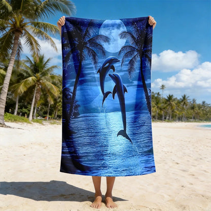 1pc Summer Vibes Beach Towel Collection: Cute & Stylish Printed Quick Dry Beach Blankets