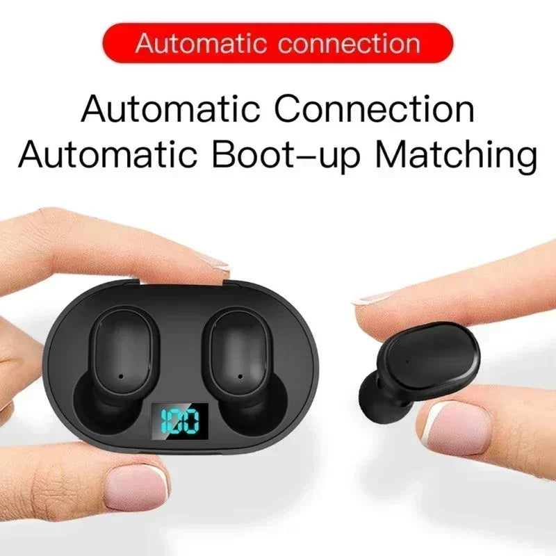 TWS Wireless Earphones Fone Bluetooth Headset Intelligent Bluetooth Headphones Pause Playback Automatically When Removed