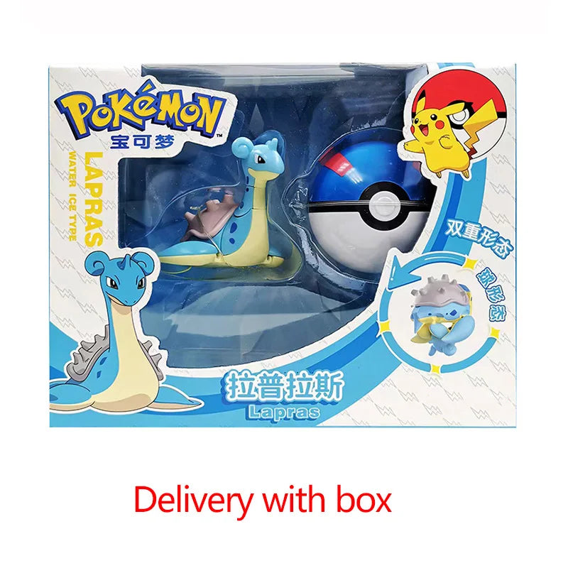22 Kind Pokemon Ball Figure Pokeball Mewtwo Poke Pikachu Charizard Gyarados Venusaur Pawmi Quaxly Fuecoco Elf Toy Set Kids Gift