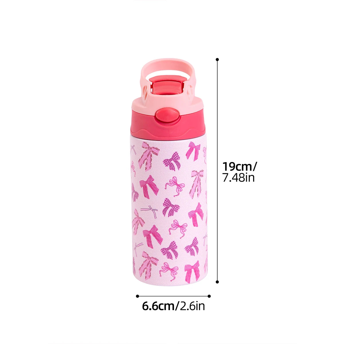 350ml Cartoon Insulated Cup Animal Pattern Stainless Steel Thermos Cup Christmas Vacuum Flasks Water Bottle Xmas Gift Cup
