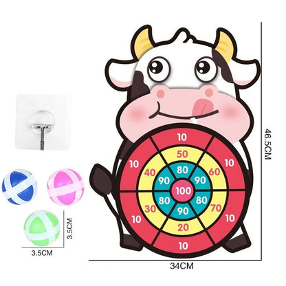 Sticky Ball Dart Board Target Sports Game Toys For Children Outdoor Party Toys Target Sticky Ball Throw Educational Board Games