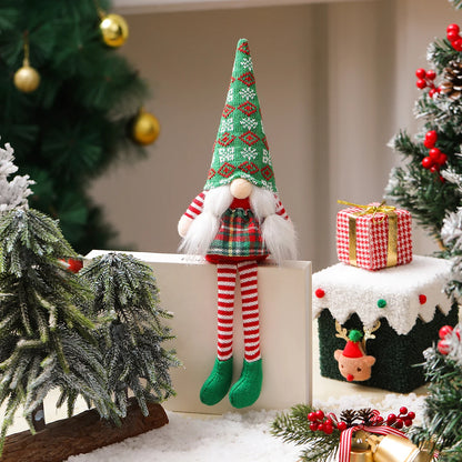 Christmas decoration items  Nordic style decorative figurines Christmas decorations - Faceless old man doll  Window display item