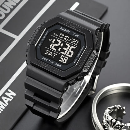 SKMEI Fashion Military Countdown Sports Digital Watches For Men Women 5Bar Waterproof Chrono Electronics Wristwatch Reloj Hombre