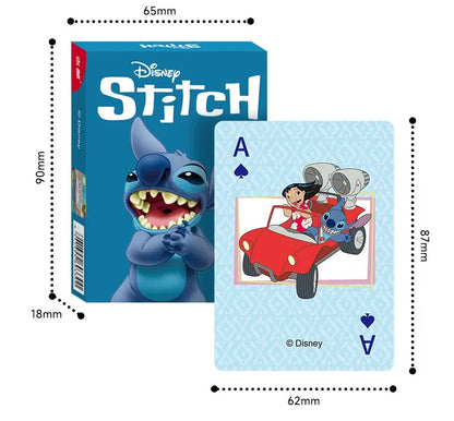 Disney Mickey Frozen Stitch Poker Lots-o'-Huggin' Bear Playing Cards Playing Cards Poker Indoor Family Entertainment Board Games