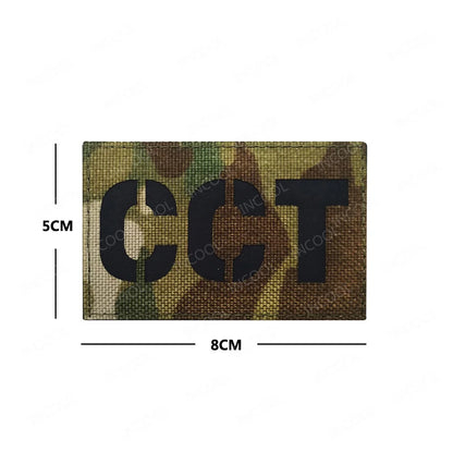 Infrared IR Reflective Patch K9 FIRE MEDIC PRESS MED PJ Decorative Patches Biker Armband Patch For Clothing Backpack