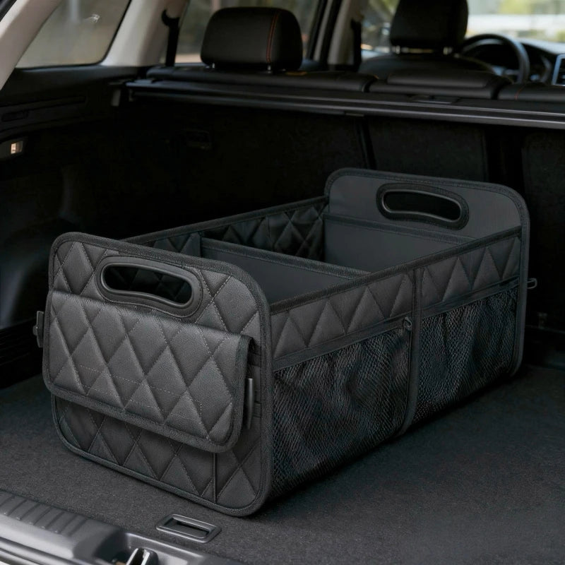 Car Trunk Organizer for SUV, Car Organizers and Storage with 6 Pocket, Car Accessories Waterproof Polyester Trunk Organizer