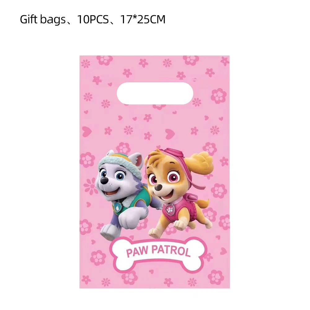 Paw Patrol Party Favors Slap Bracelet Stamps Keychains Gift Bag Stickers Birthday Party Decoration Christmas Stocking Fillers