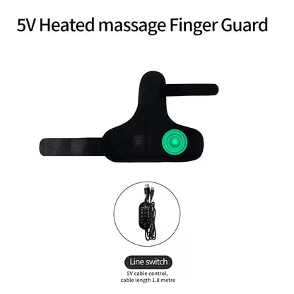 Electric Heating Massage Wrist Vibration Brace Hot Compress Warmer Massager Wrist Support Pad Relief Tendonitis Relax Brace