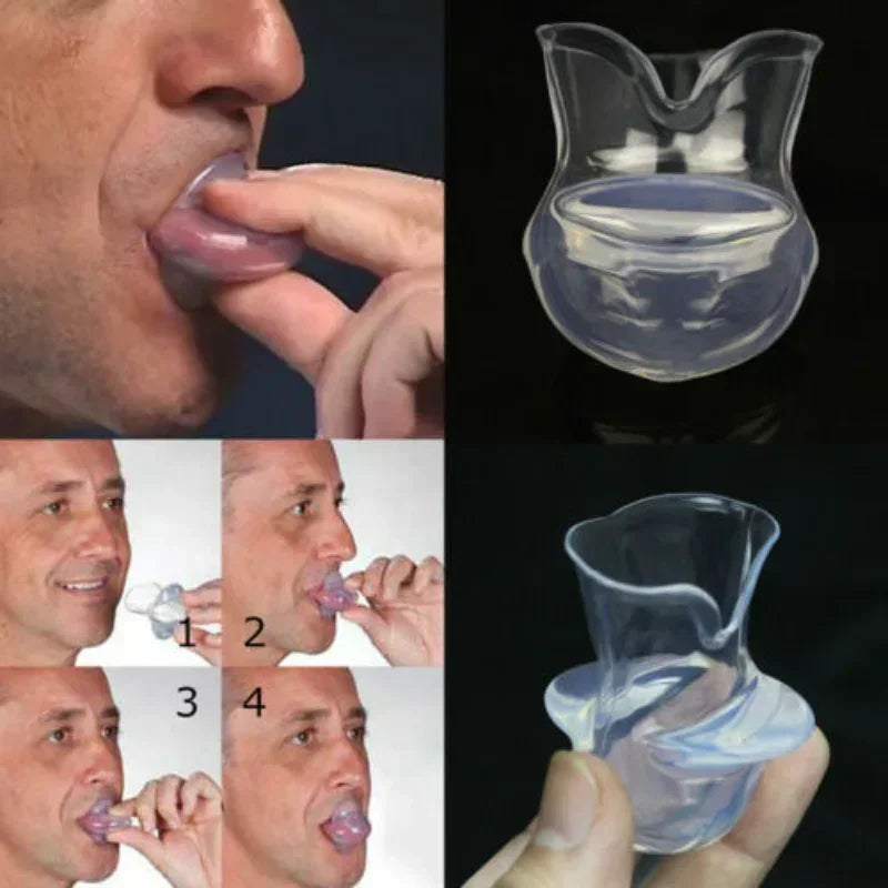 1PC Anti-snoring Mouthpiece Braces Silicone Anti Snoring Tongue Sleep Apnea Aid Stop Snore Tool Anti Snore Secure Sleep Gear