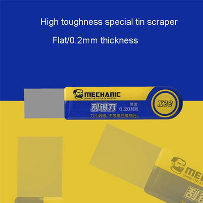 Mechanic X22 X20 High Toughness Solder Paste Tin Scraper Knife Tin Planting for BGA Stencil Reballing Phone Repair Tools