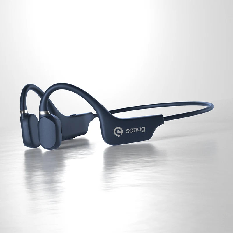 Słuchawki Sanag A5X True Bone Conduction Wireless Sport z otwartą konstrukcją, Bluetooth, dźwiękiem 3D stereo, wybór z wyprzedaży błyskawicznej