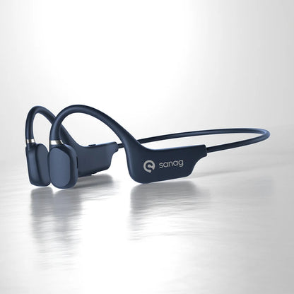 Słuchawki Sanag A5X True Bone Conduction Wireless Sport z otwartą konstrukcją, Bluetooth, dźwiękiem 3D stereo, wybór z wyprzedaży błyskawicznej