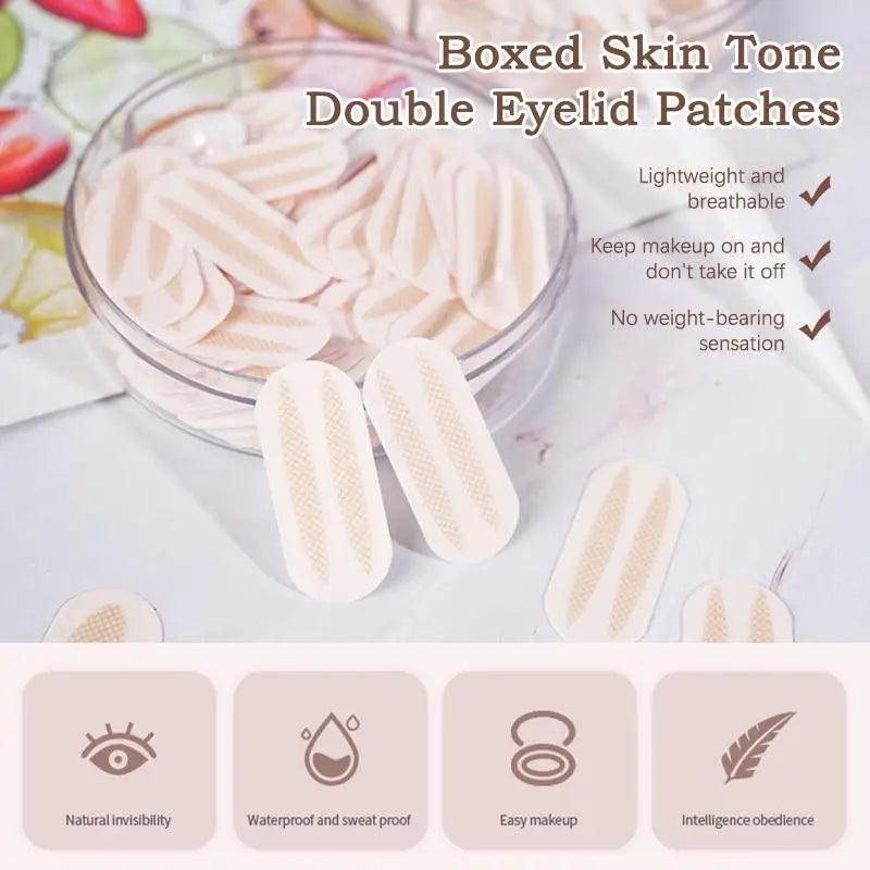 300PCS Double Eyelid Sticker Natural Invisible And Long-lasting Shaping Big Eye Beauty Tape For Single Eyelid Person Makeup Tool