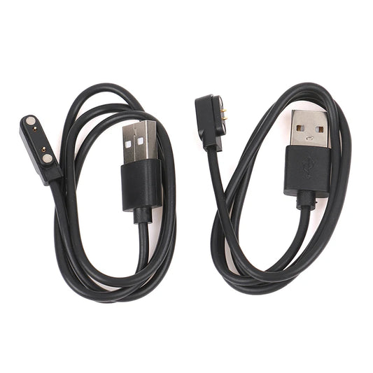 60CM Universal Smart Watch Charger Cord Magnetic Charging Cable 2/4 Pin USB Charger