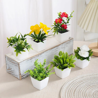 1SET Simulation Plant Potted Plant, Suitable For Commercial Office Counter, Living Room, Study, Courtyard, Home Decoration