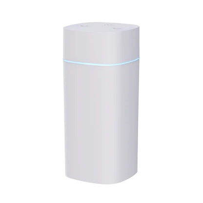 Mini USB Dual Spray Humidifier Desktop Air Purifier for Home Bedroom Portable Aromatherapy Moisturizing Air Cleaner