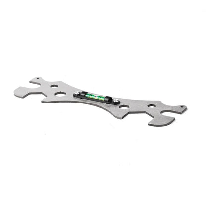 Multifunctional Stainless Steel Bathroom Wrench Tool Shower Installation Hexagonal Level Faucet  Angle Ruler Distance  Measuring