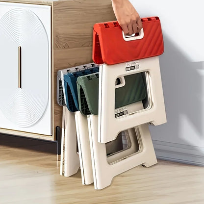 Simple Office Stool, Fashionable, Beautiful, Sturdy and Durable, Folding Stool for Home Use, Easy to Store, Office Folding Stool