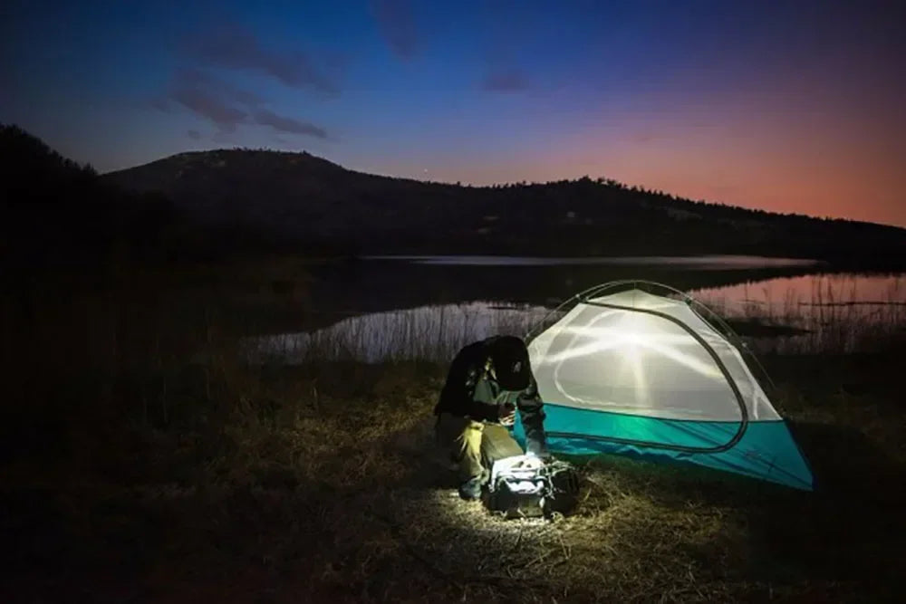 Portable COB+LED Camping Light Flashlight USB Rechargeable Zoom Tactical Torch Lamp Waterproof Emergency Torch Christmas Gift