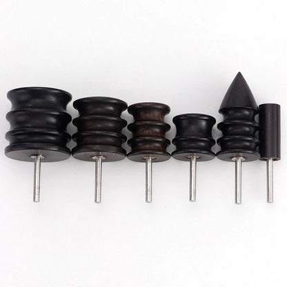 Leather Burnished Bits for Rotary Burnisher Tools PU Leather Burnishing Tool Tips for Clean Edges of DIY Leather Crafts Projects