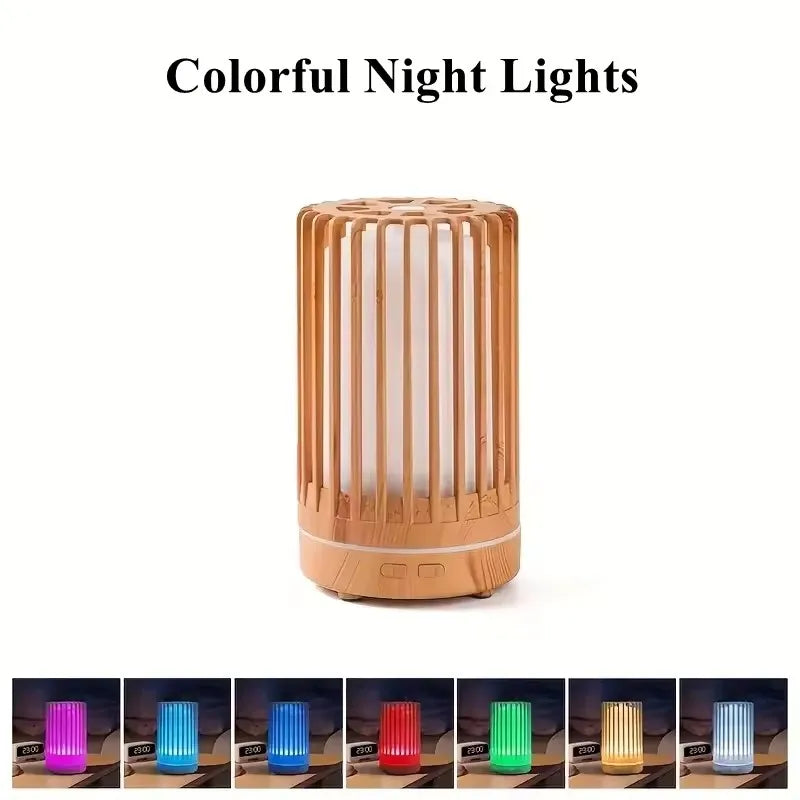 Wood Grain Humidifier 300ml USB Aroma Diffuser Atomizer USB Household Humidifier Hydrating Instrument Desktop Humidifier