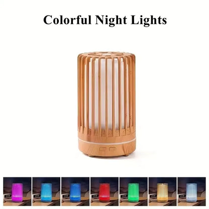 Wood Grain Humidifier 300ml USB Aroma Diffuser Atomizer USB Household Humidifier Hydrating Instrument Desktop Humidifier