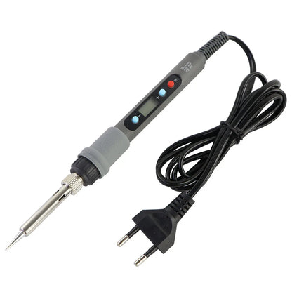 60W 80W Electric Soldering Iron LCD Digital Display Adjustable Temperature Welding Repair Tools 220V / 110V Solder Wire Tips
