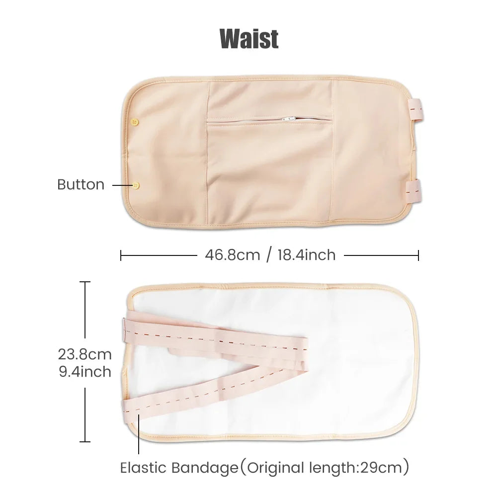 Castor Oil Pack Waist Wrap Organic Oil Compression Wrap Self Conditioning Improvement Supplies For Bowel Movements Digestion