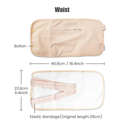 Castor Oil Pack Waist Wrap Organic Oil Compression Wrap Self Conditioning Improvement Supplies For Bowel Movements Digestion