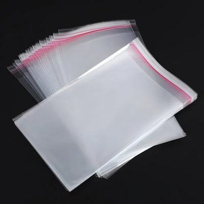 Self Adhesive Sealing Plastic Bag Clear Cellophane Bags for Packaging Jewelry Candy Cookies Product Gifts Resealable Storage Bag