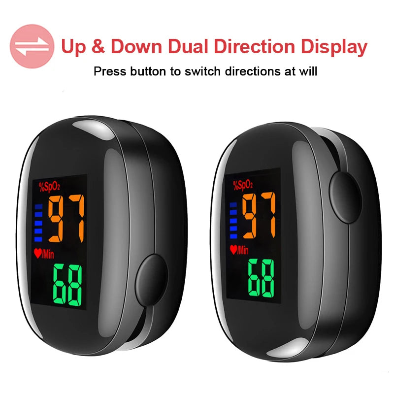 Medical IR Fever Thermometer LED Digital Backlit Measure Non-contact Body Thermometer or Finger Mini Oximeter Blood Oxygen Tool