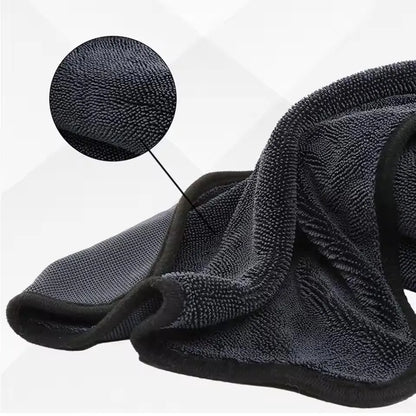 Ultra-Absorbent Microfiber Cleaning Cloth - Soft, Durable & Quick-Dry Towel for Cars, Home, and Bathroom Use