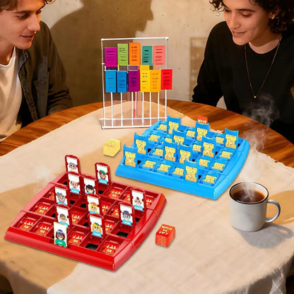 Guesses Who I Am Board Game Memory Logic Card Board Game Educational Guessing Board Toy for Family Party Gathering