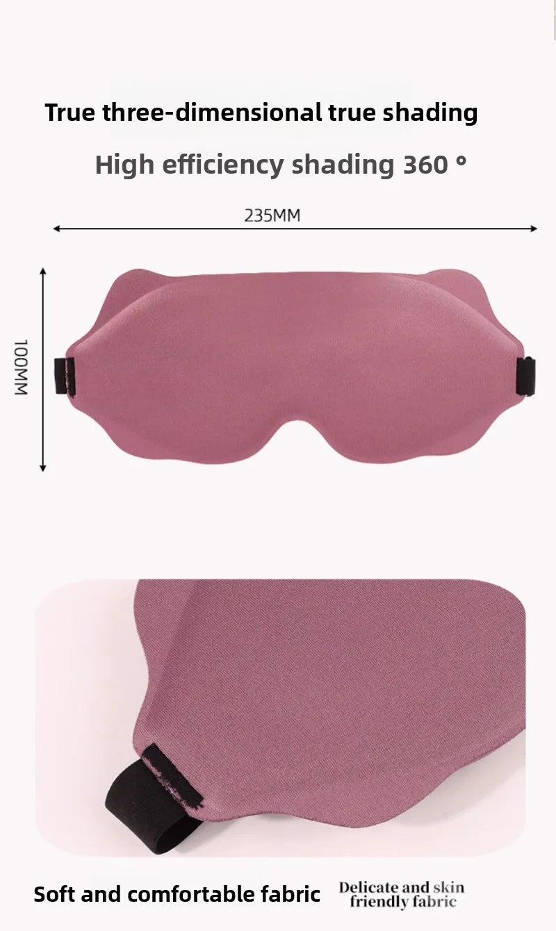 3D Sleeping Mask Block Out Light Sleep Mask For Eyes Soft Sleeping Aid Eye Mask for Travel Eyeshade Night Blindfold Eyepatch