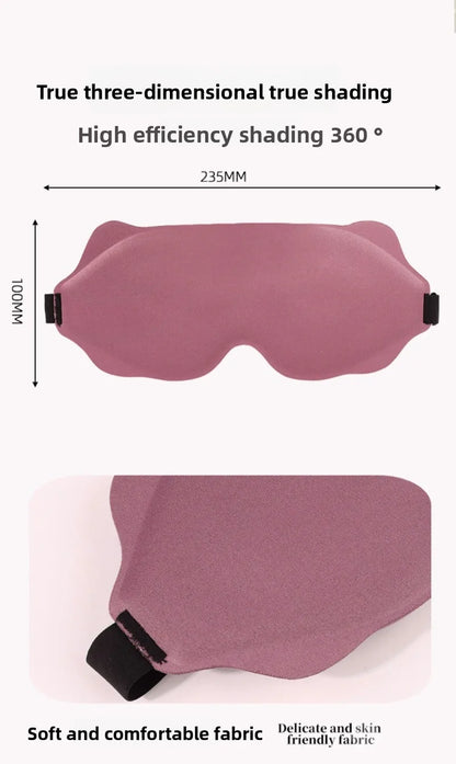 3D Sleeping Mask Block Out Light Sleep Mask For Eyes Soft Sleeping Aid Eye Mask for Travel Eyeshade Night Blindfold Eyepatch